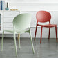 Plastic Contemporary Dining Room Chair Open Back Home Stackable Side Chair Clearhalo ' kitchen&dining_furn' 'Dining Chairs' 'Dining Tables & Seating' 'dining_chair' 'Furniture' 'furniture_dining_chair' 'Kitchen & Dining Furniture' 'kitchen' 3455624
