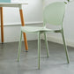 Plastic Contemporary Dining Room Chair Open Back Home Stackable Side Chair Clearhalo ' kitchen&dining_furn' 'Dining Chairs' 'Dining Tables & Seating' 'dining_chair' 'Furniture' 'furniture_dining_chair' 'Kitchen & Dining Furniture' 'kitchen' 3455627