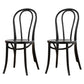 French Modern Style Solid Wood Dining Chairs Set Windsor Back Side Chair Black Wood Set of 2 Clearhalo ' kitchen&dining_furn' 'Dining Chairs' 'Dining Tables & Seating' 'dining_chair' 'Furniture' 'furniture_dining_chair' 'Kitchen & Dining Furniture' 'kitchen' 3455646