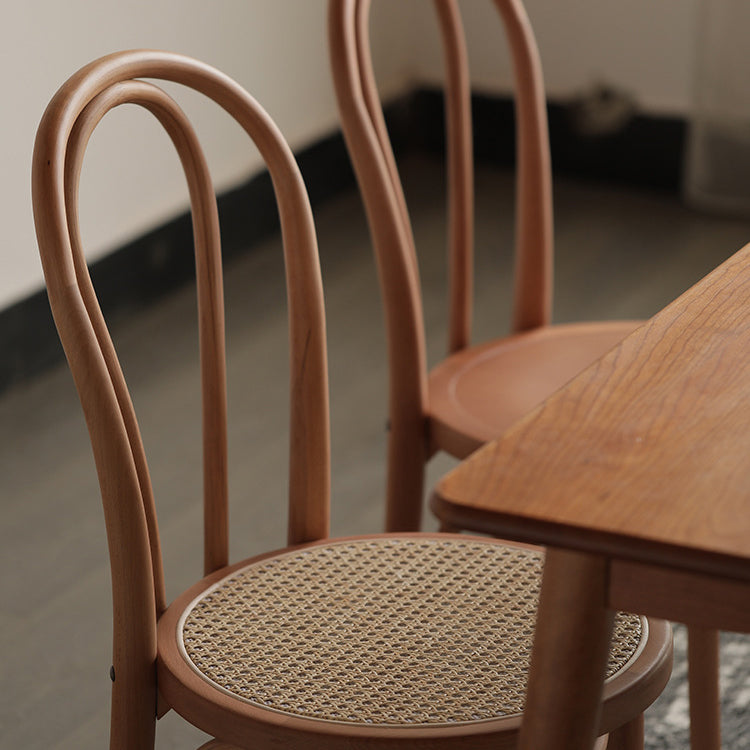 French Modern Style Solid Wood Dining Chairs Set Windsor Back Side Chair Clearhalo ' kitchen&dining_furn' 'Dining Chairs' 'Dining Tables & Seating' 'dining_chair' 'Furniture' 'furniture_dining_chair' 'Kitchen & Dining Furniture' 'kitchen' 3455651