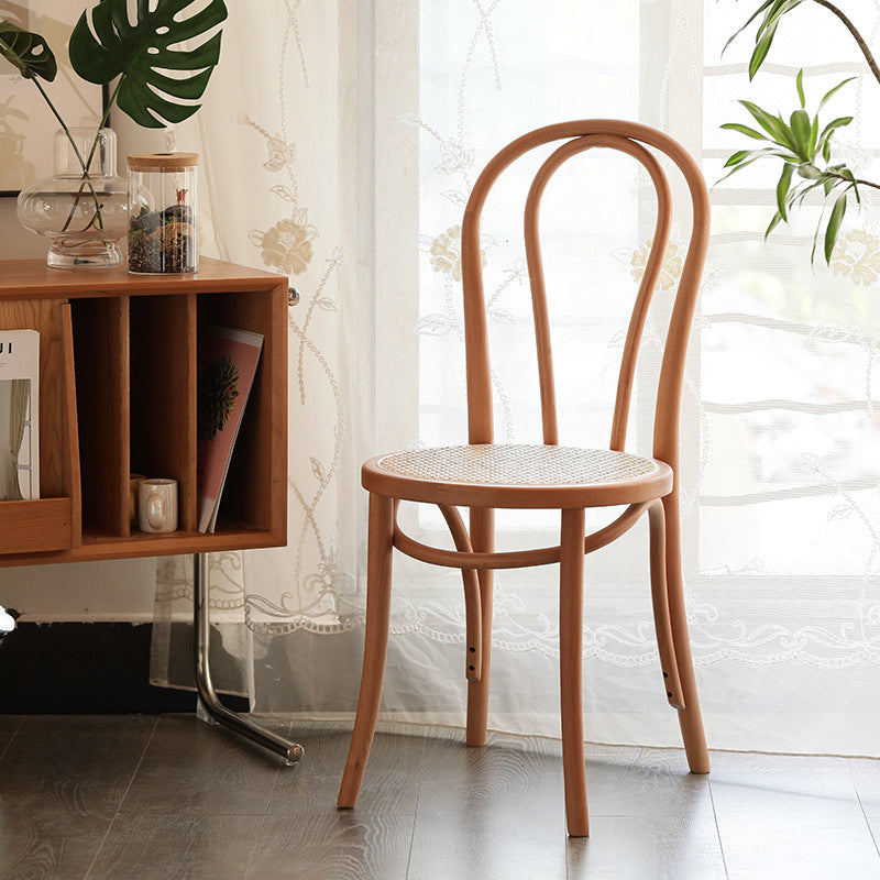 French Modern Style Solid Wood Dining Chairs Set Windsor Back Side Chair Clearhalo ' kitchen&dining_furn' 'Dining Chairs' 'Dining Tables & Seating' 'dining_chair' 'Furniture' 'furniture_dining_chair' 'Kitchen & Dining Furniture' 'kitchen' 3455653