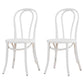 French Modern Style Solid Wood Dining Chairs Set Windsor Back Side Chair White Wood Set of 2 Clearhalo ' kitchen&dining_furn' 'Dining Chairs' 'Dining Tables & Seating' 'dining_chair' 'Furniture' 'furniture_dining_chair' 'Kitchen & Dining Furniture' 'kitchen' 3455658