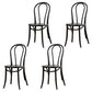 French Modern Style Solid Wood Dining Chairs Set Windsor Back Side Chair Black Wood Set of 4 Clearhalo ' kitchen&dining_furn' 'Dining Chairs' 'Dining Tables & Seating' 'dining_chair' 'Furniture' 'furniture_dining_chair' 'Kitchen & Dining Furniture' 'kitchen' 3455662