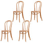 French Modern Style Solid Wood Dining Chairs Set Windsor Back Side Chair Khaki-Orange Wood Set of 4 Clearhalo ' kitchen&dining_furn' 'Dining Chairs' 'Dining Tables & Seating' 'dining_chair' 'Furniture' 'furniture_dining_chair' 'Kitchen & Dining Furniture' 'kitchen' 3455664