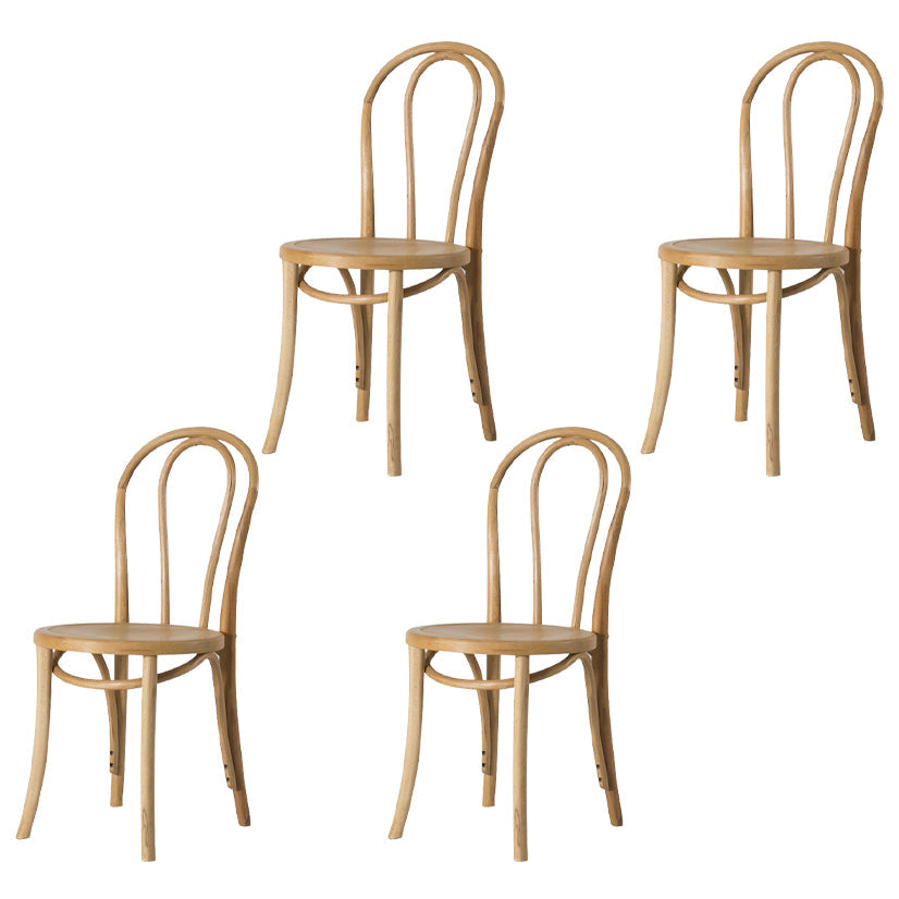 French Modern Style Solid Wood Dining Chairs Set Windsor Back Side Chair Grey Wood Set of 4 Clearhalo ' kitchen&dining_furn' 'Dining Chairs' 'Dining Tables & Seating' 'dining_chair' 'Furniture' 'furniture_dining_chair' 'Kitchen & Dining Furniture' 'kitchen' 3455666