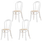 French Modern Style Solid Wood Dining Chairs Set Windsor Back Side Chair White Rattan Set of 4 Clearhalo ' kitchen&dining_furn' 'Dining Chairs' 'Dining Tables & Seating' 'dining_chair' 'Furniture' 'furniture_dining_chair' 'Kitchen & Dining Furniture' 'kitchen' 3455669