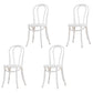 French Modern Style Solid Wood Dining Chairs Set Windsor Back Side Chair White Wood Set of 4 Clearhalo ' kitchen&dining_furn' 'Dining Chairs' 'Dining Tables & Seating' 'dining_chair' 'Furniture' 'furniture_dining_chair' 'Kitchen & Dining Furniture' 'kitchen' 3455670