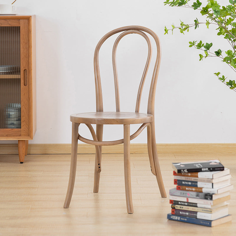 French Modern Style Solid Wood Dining Chairs Set Windsor Back Side Chair Grey Wood 1 Piece Clearhalo ' kitchen&dining_furn' 'Dining Chairs' 'Dining Tables & Seating' 'dining_chair' 'Furniture' 'furniture_dining_chair' 'Kitchen & Dining Furniture' 'kitchen' 3455678