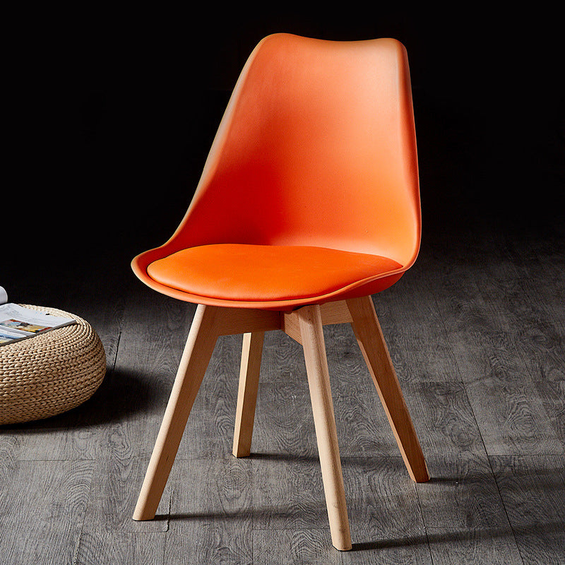 Wood Scandinavian Brasserie Side Chair Parsons Multi-color Dining Chair Clearhalo ' kitchen&dining_furn' 'Dining Chairs' 'Dining Tables & Seating' 'dining_chair' 'Furniture' 'furniture_dining_chair' 'Kitchen & Dining Furniture' 'kitchen' 3466658