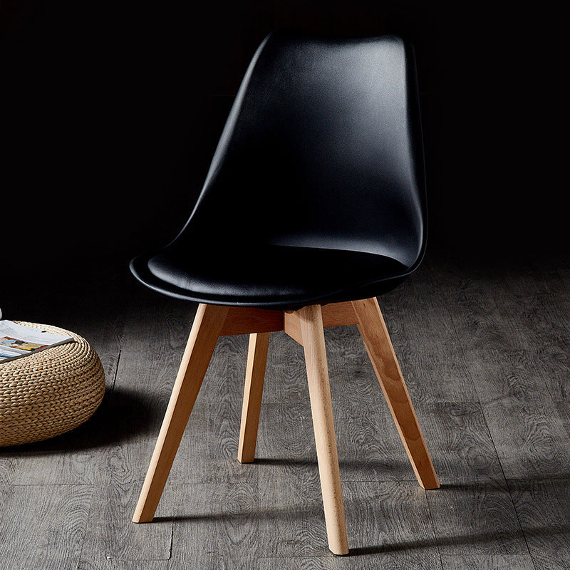 Wood Scandinavian Brasserie Side Chair Parsons Multi-color Dining Chair Clearhalo ' kitchen&dining_furn' 'Dining Chairs' 'Dining Tables & Seating' 'dining_chair' 'Furniture' 'furniture_dining_chair' 'Kitchen & Dining Furniture' 'kitchen' 3466668