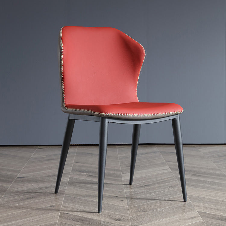 Modern Style Upholstered Side Chair Wingback Parsons Chair for Home Use Clearhalo ' kitchen&dining_furn' 'Dining Chairs' 'Dining Tables & Seating' 'dining_chair' 'Furniture' 'furniture_dining_chair' 'Kitchen & Dining Furniture' 'kitchen' 3466700