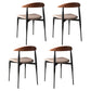 Mid-century Dining Chairs Wood Dining Open Back Dining Side Chair for Home Use Grey Set of 4 Clearhalo ' kitchen&dining_furn' 'Dining Chairs' 'Dining Tables & Seating' 'dining_chair' 'Furniture' 'furniture_dining_chair' 'Kitchen & Dining Furniture' 'kitchen' 3466737