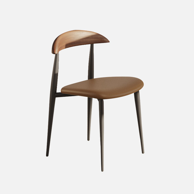 Mid-century Dining Chairs Wood Dining Open Back Dining Side Chair for Home Use Clearhalo ' kitchen&dining_furn' 'Dining Chairs' 'Dining Tables & Seating' 'dining_chair' 'Furniture' 'furniture_dining_chair' 'Kitchen & Dining Furniture' 'kitchen' 3466742