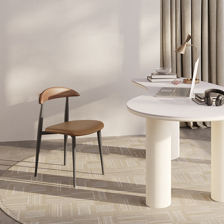 Mid-century Dining Chairs Wood Dining Open Back Dining Side Chair for Home Use Clearhalo ' kitchen&dining_furn' 'Dining Chairs' 'Dining Tables & Seating' 'dining_chair' 'Furniture' 'furniture_dining_chair' 'Kitchen & Dining Furniture' 'kitchen' 3466748