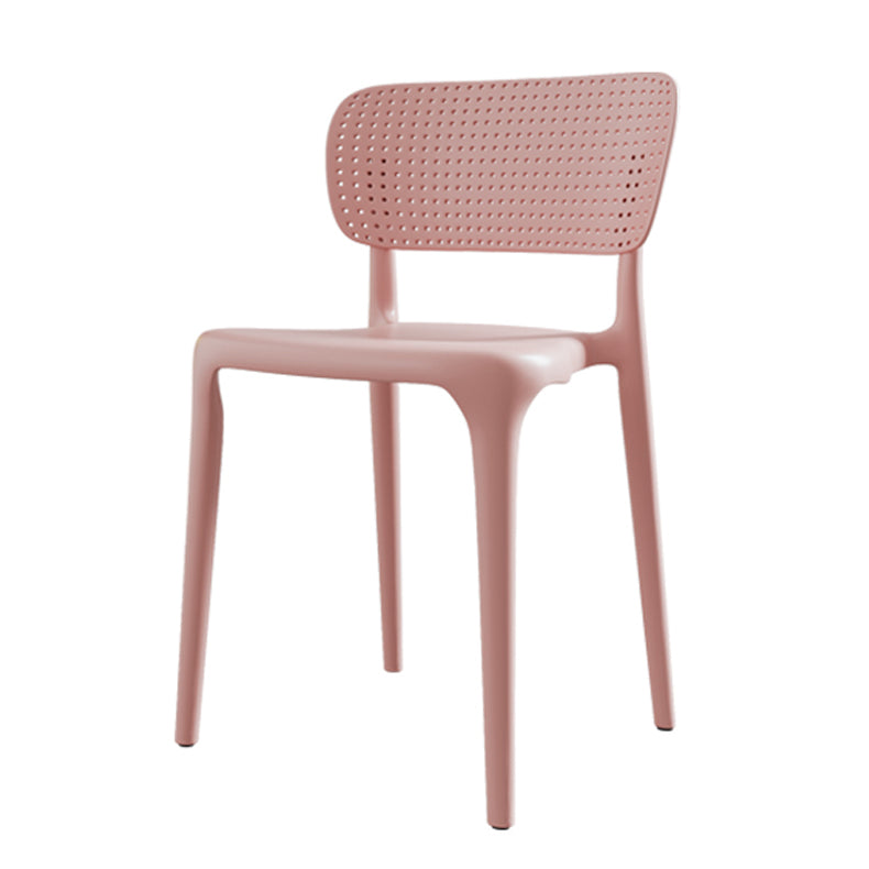 Plastic Contemporary Side Chair Open Back Dining Chairs for Dining Room Clearhalo ' kitchen&dining_furn' 'Dining Chairs' 'Dining Tables & Seating' 'dining_chair' 'Furniture' 'furniture_dining_chair' 'Kitchen & Dining Furniture' 'kitchen' 3466811