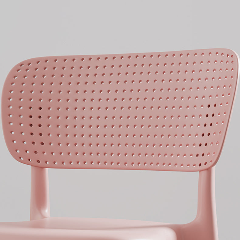 Plastic Contemporary Side Chair Open Back Dining Chairs for Dining Room Clearhalo ' kitchen&dining_furn' 'Dining Chairs' 'Dining Tables & Seating' 'dining_chair' 'Furniture' 'furniture_dining_chair' 'Kitchen & Dining Furniture' 'kitchen' 3466812