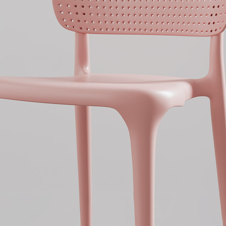 Plastic Contemporary Side Chair Open Back Dining Chairs for Dining Room Clearhalo ' kitchen&dining_furn' 'Dining Chairs' 'Dining Tables & Seating' 'dining_chair' 'Furniture' 'furniture_dining_chair' 'Kitchen & Dining Furniture' 'kitchen' 3466816