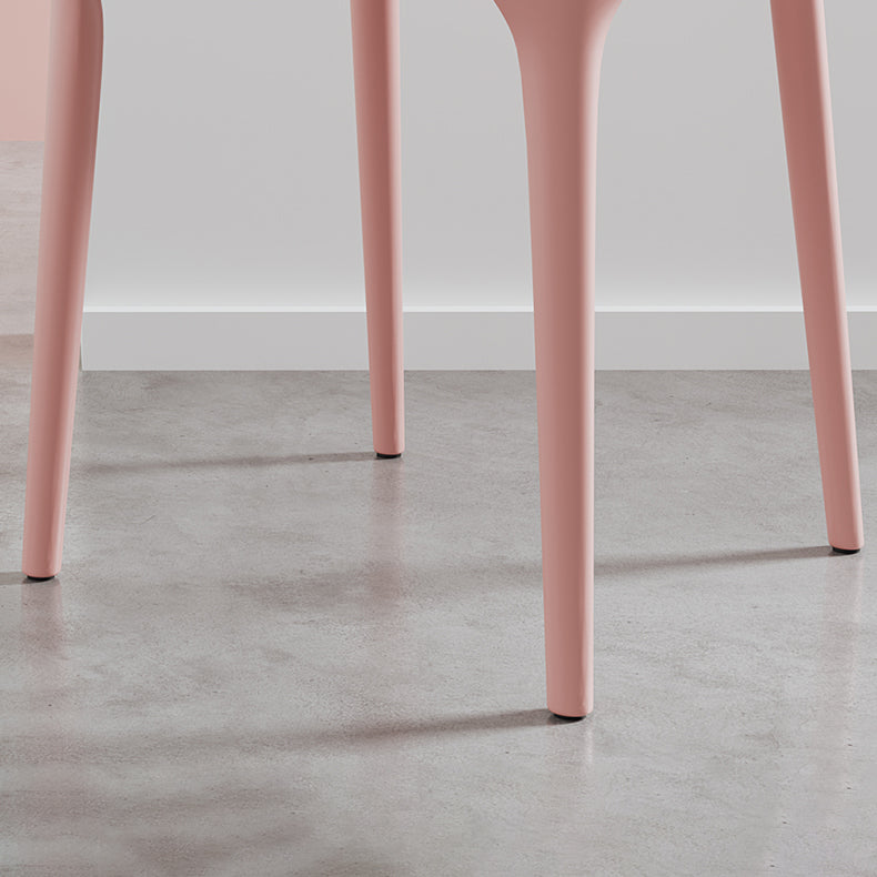 Plastic Contemporary Side Chair Open Back Dining Chairs for Dining Room Clearhalo ' kitchen&dining_furn' 'Dining Chairs' 'Dining Tables & Seating' 'dining_chair' 'Furniture' 'furniture_dining_chair' 'Kitchen & Dining Furniture' 'kitchen' 3466818