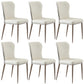 Nordic Style Upholstered Dining Chair Wingback Parsons Chair for Home Use White Set of 6 Clearhalo ' kitchen&dining_furn' 'Dining Chairs' 'Dining Tables & Seating' 'dining_chair' 'Furniture' 'furniture_dining_chair' 'Kitchen & Dining Furniture' 'kitchen' 3466848