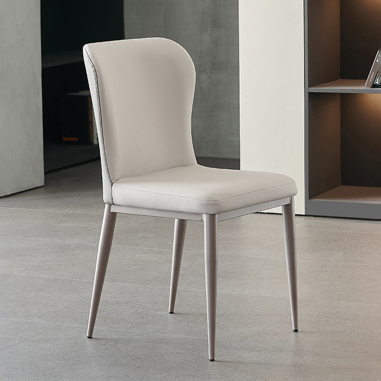 Nordic Style Upholstered Dining Chair Wingback Parsons Chair for Home Use Clearhalo ' kitchen&dining_furn' 'Dining Chairs' 'Dining Tables & Seating' 'dining_chair' 'Furniture' 'furniture_dining_chair' 'Kitchen & Dining Furniture' 'kitchen' 3466849