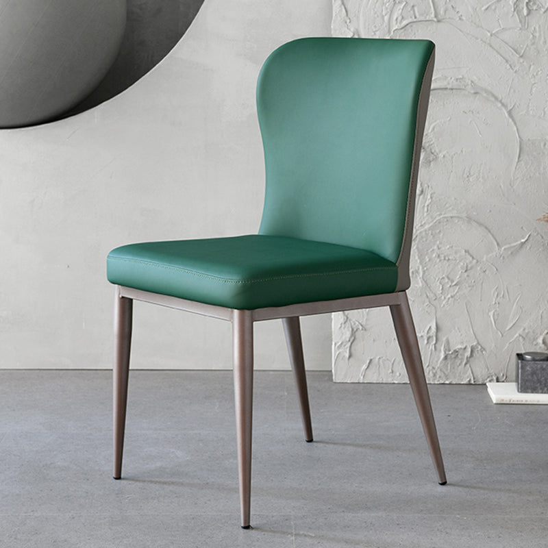 Nordic Style Upholstered Dining Chair Wingback Parsons Chair for Home Use Clearhalo ' kitchen&dining_furn' 'Dining Chairs' 'Dining Tables & Seating' 'dining_chair' 'Furniture' 'furniture_dining_chair' 'Kitchen & Dining Furniture' 'kitchen' 3466866