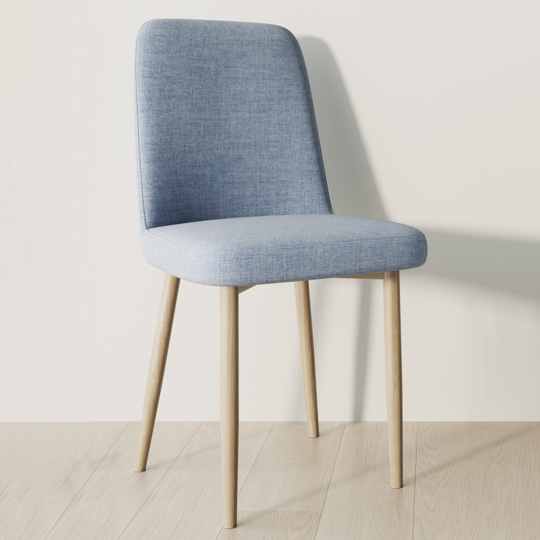 Fabric Dining Side Chairs Glam Style Parsons Chair of 16'' Wide for Kitchen Clearhalo ' kitchen&dining_furn' 'Dining Chairs' 'Dining Tables & Seating' 'dining_chair' 'Furniture' 'furniture_dining_chair' 'Kitchen & Dining Furniture' 'kitchen' 3466922