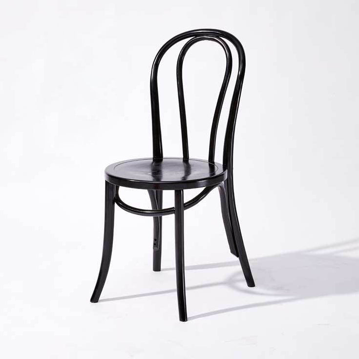 Solid Wood Dining Chairs Modern Style Kitchen Windsor Back Side Chairs Black Wood 1 Piece Clearhalo ' kitchen&dining_furn' 'Dining Chairs' 'Dining Tables & Seating' 'dining_chair' 'Furniture' 'furniture_dining_chair' 'Kitchen & Dining Furniture' 'kitchen' 3466945