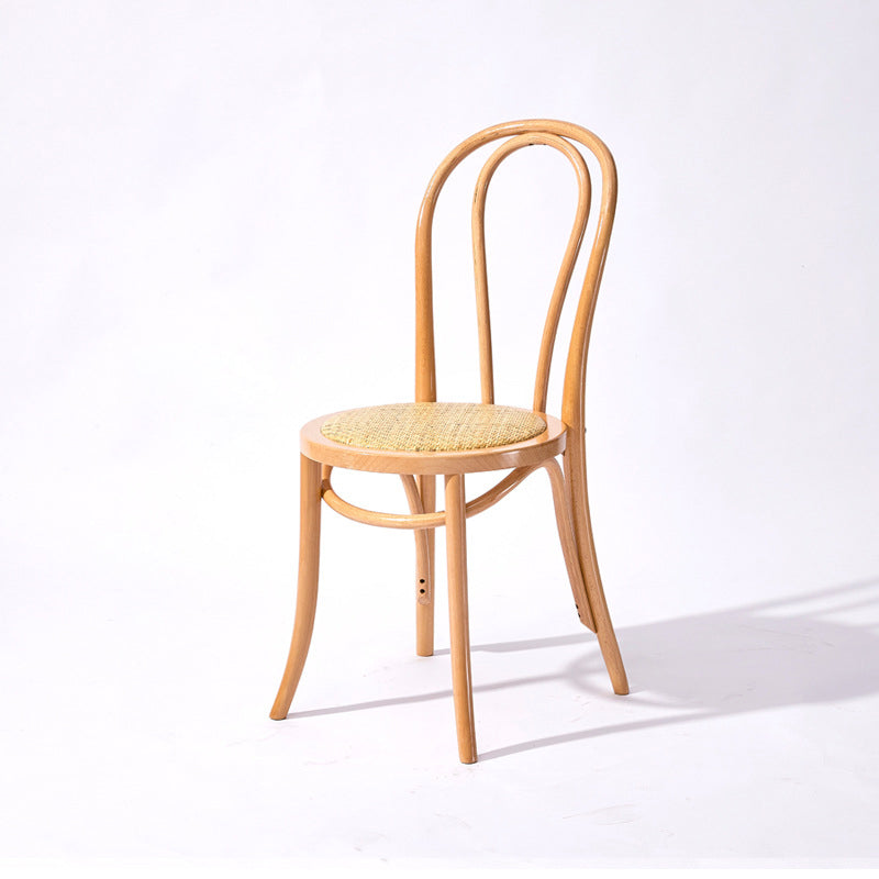 Solid Wood Dining Chairs Modern Style Kitchen Windsor Back Side Chairs Wood Wicker & Rattan 1 Piece Clearhalo ' kitchen&dining_furn' 'Dining Chairs' 'Dining Tables & Seating' 'dining_chair' 'Furniture' 'furniture_dining_chair' 'Kitchen & Dining Furniture' 'kitchen' 3466963