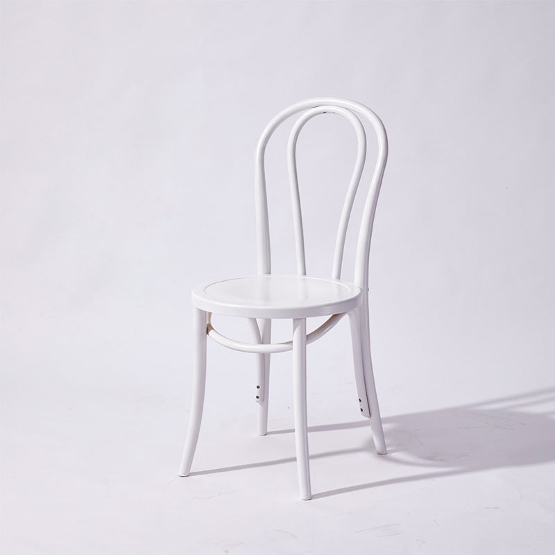 Solid Wood Dining Chairs Modern Style Kitchen Windsor Back Side Chairs White Wood 1 Piece Clearhalo ' kitchen&dining_furn' 'Dining Chairs' 'Dining Tables & Seating' 'dining_chair' 'Furniture' 'furniture_dining_chair' 'Kitchen & Dining Furniture' 'kitchen' 3466964