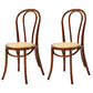 Solid Wood Dining Chairs Modern Style Kitchen Windsor Back Side Chairs Walnut Wicker & Rattan Set of 2 Clearhalo ' kitchen&dining_furn' 'Dining Chairs' 'Dining Tables & Seating' 'dining_chair' 'Furniture' 'furniture_dining_chair' 'Kitchen & Dining Furniture' 'kitchen' 3466980