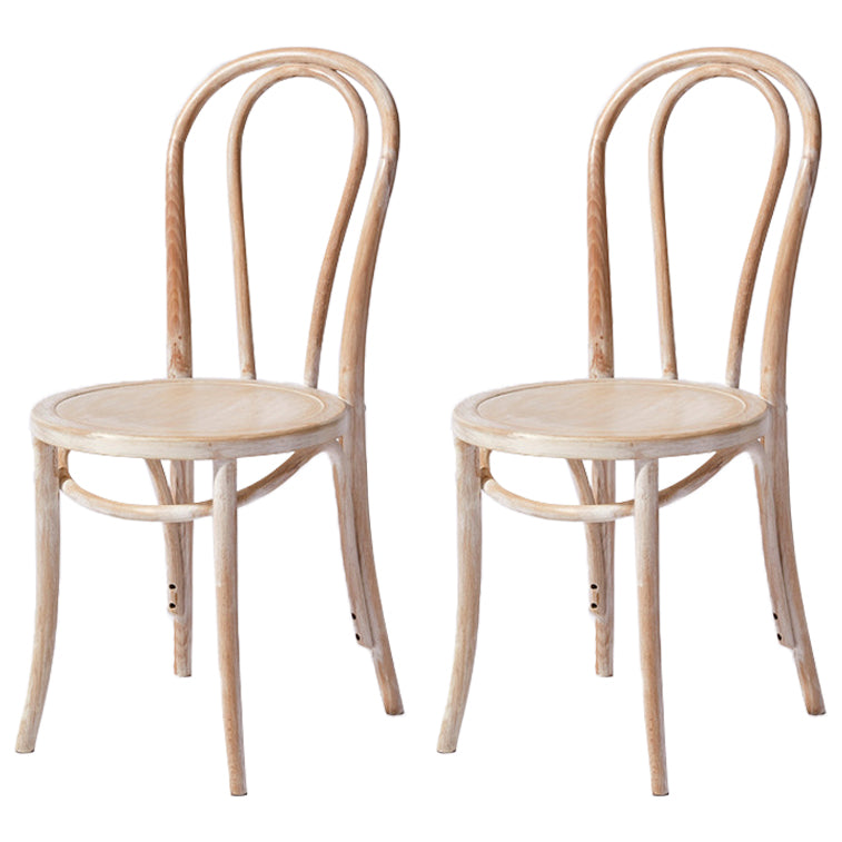 Solid Wood Dining Chairs Modern Style Kitchen Windsor Back Side Chairs Natural Wood Set of 2 Clearhalo ' kitchen&dining_furn' 'Dining Chairs' 'Dining Tables & Seating' 'dining_chair' 'Furniture' 'furniture_dining_chair' 'Kitchen & Dining Furniture' 'kitchen' 3466985