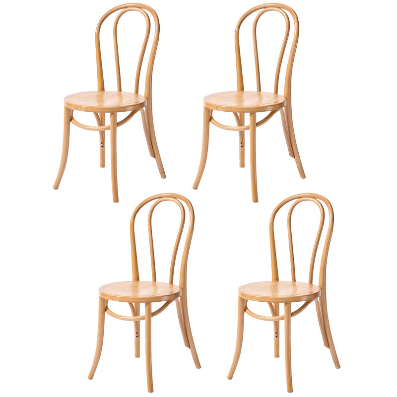 Solid Wood Dining Chairs Modern Style Kitchen Windsor Back Side Chairs Wood Wood Set of 4 Clearhalo ' kitchen&dining_furn' 'Dining Chairs' 'Dining Tables & Seating' 'dining_chair' 'Furniture' 'furniture_dining_chair' 'Kitchen & Dining Furniture' 'kitchen' 3466993
