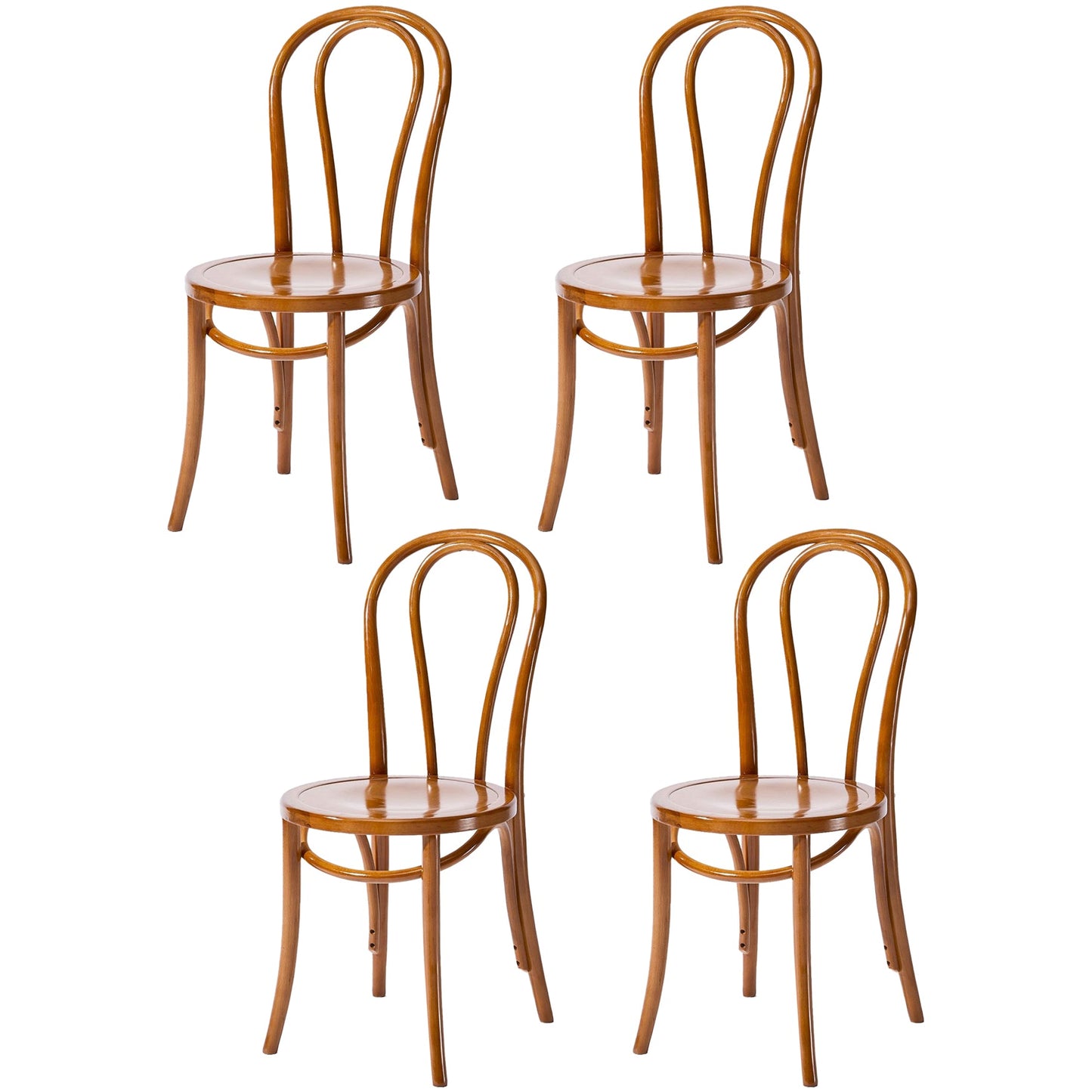 Solid Wood Dining Chairs Modern Style Kitchen Windsor Back Side Chairs Tan Wood Set of 4 Clearhalo ' kitchen&dining_furn' 'Dining Chairs' 'Dining Tables & Seating' 'dining_chair' 'Furniture' 'furniture_dining_chair' 'Kitchen & Dining Furniture' 'kitchen' 3466994
