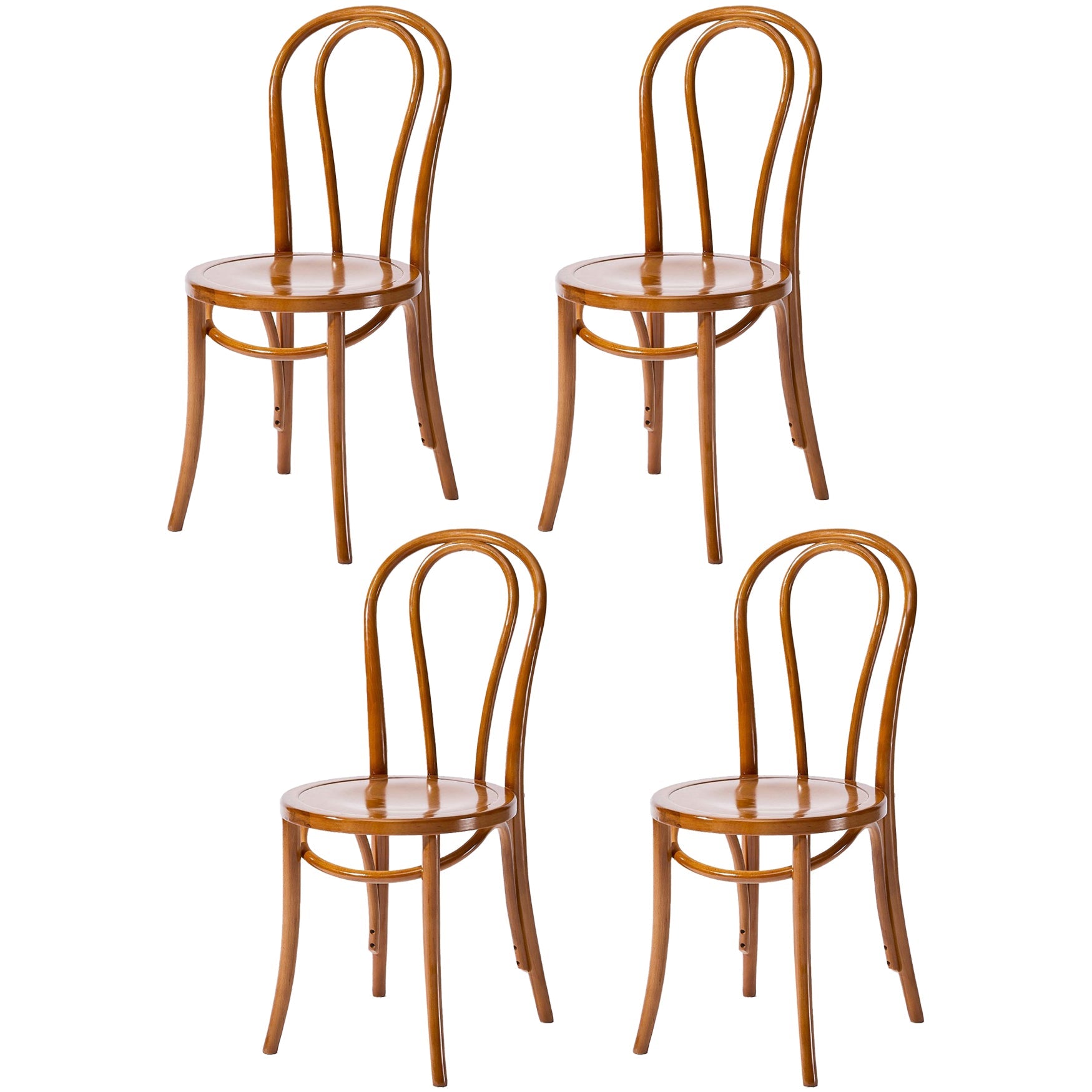 Solid Wood Dining Chairs Modern Style Kitchen Windsor Back Side Chairs Tan Wood Set of 4 Clearhalo ' kitchen&dining_furn' 'Dining Chairs' 'Dining Tables & Seating' 'dining_chair' 'Furniture' 'furniture_dining_chair' 'Kitchen & Dining Furniture' 'kitchen' 3466994