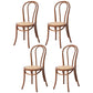 Solid Wood Dining Chairs Modern Style Kitchen Windsor Back Side Chairs Tan Wicker & Rattan Set of 4 Clearhalo ' kitchen&dining_furn' 'Dining Chairs' 'Dining Tables & Seating' 'dining_chair' 'Furniture' 'furniture_dining_chair' 'Kitchen & Dining Furniture' 'kitchen' 3466995