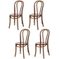 Solid Wood Dining Chairs Modern Style Kitchen Windsor Back Side Chairs Walnut Wood Set of 4 Clearhalo ' kitchen&dining_furn' 'Dining Chairs' 'Dining Tables & Seating' 'dining_chair' 'Furniture' 'furniture_dining_chair' 'Kitchen & Dining Furniture' 'kitchen' 3466997
