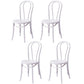 Solid Wood Dining Chairs Modern Style Kitchen Windsor Back Side Chairs White Wood Set of 4 Clearhalo ' kitchen&dining_furn' 'Dining Chairs' 'Dining Tables & Seating' 'dining_chair' 'Furniture' 'furniture_dining_chair' 'Kitchen & Dining Furniture' 'kitchen' 3466999