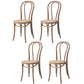 Solid Wood Dining Chairs Modern Style Kitchen Windsor Back Side Chairs Smoke Gray Wicker & Rattan Set of 4 Clearhalo ' kitchen&dining_furn' 'Dining Chairs' 'Dining Tables & Seating' 'dining_chair' 'Furniture' 'furniture_dining_chair' 'Kitchen & Dining Furniture' 'kitchen' 3467002
