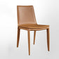 Modern Kitchen PU Leather Dining Side Chair Solid Back Dining Side Chair Brown 1 Piece Clearhalo ' kitchen&dining_furn' 'Dining Chairs' 'Dining Tables & Seating' 'dining_chair' 'Furniture' 'furniture_dining_chair' 'Kitchen & Dining Furniture' 'kitchen' 3467015