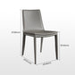 Modern Kitchen PU Leather Dining Side Chair Solid Back Dining Side Chair Clearhalo ' kitchen&dining_furn' 'Dining Chairs' 'Dining Tables & Seating' 'dining_chair' 'Furniture' 'furniture_dining_chair' 'Kitchen & Dining Furniture' 'kitchen' 3467023