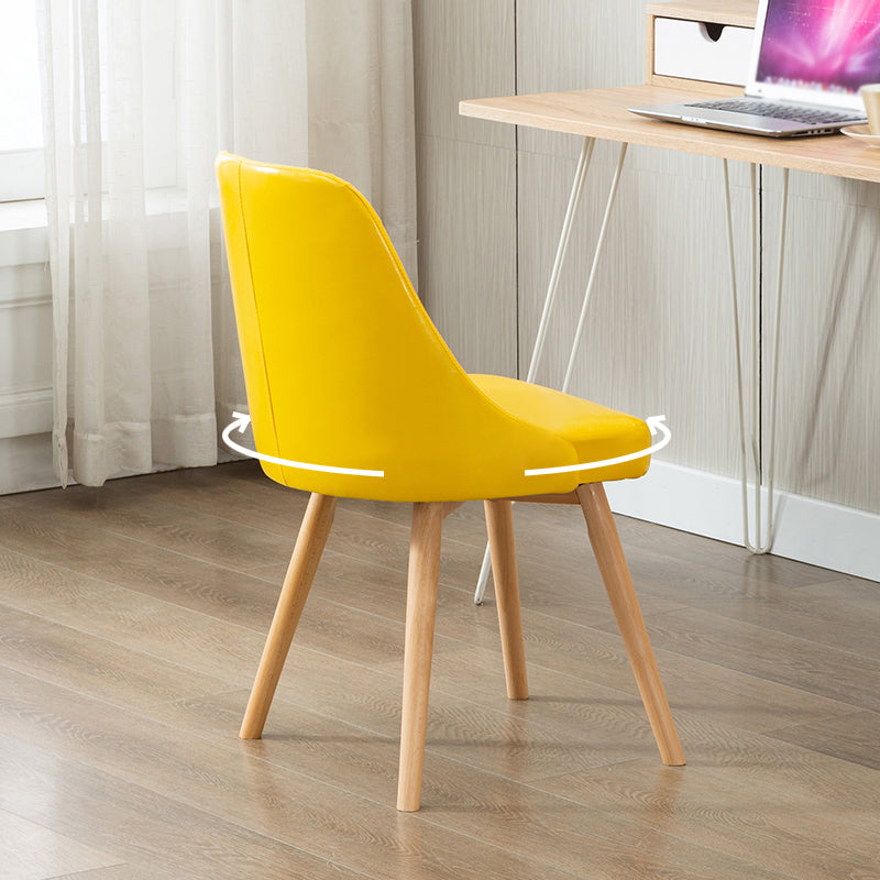 Fabric Dining Side Chair Glam Style Indoor Parsons Armless Chair of 17'' Wide Clearhalo ' kitchen&dining_furn' 'Dining Chairs' 'Dining Tables & Seating' 'dining_chair' 'Furniture' 'furniture_dining_chair' 'Kitchen & Dining Furniture' 'kitchen' 3467060