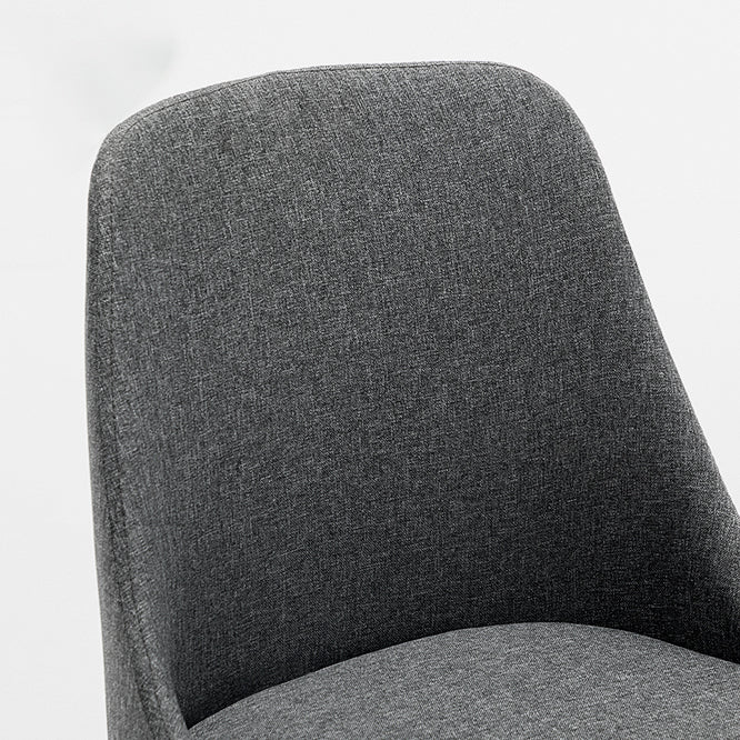 Fabric Dining Side Chair Glam Style Indoor Parsons Armless Chair of 17'' Wide Clearhalo ' kitchen&dining_furn' 'Dining Chairs' 'Dining Tables & Seating' 'dining_chair' 'Furniture' 'furniture_dining_chair' 'Kitchen & Dining Furniture' 'kitchen' 3467066