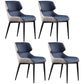 Nordic Style Leather Dining Room Chair Wingback Side Chair for Home Use Blue Set of 4 Clearhalo ' kitchen&dining_furn' 'Dining Chairs' 'Dining Tables & Seating' 'dining_chair' 'Furniture' 'furniture_dining_chair' 'Kitchen & Dining Furniture' 'kitchen' 3467144
