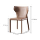 Modern Style Leather Matte Finish Side Chair Wingback Side Chair for Dinning Room Clearhalo ' kitchen&dining_furn' 'Dining Chairs' 'Dining Tables & Seating' 'dining_chair' 'Furniture' 'furniture_dining_chair' 'Kitchen & Dining Furniture' 'kitchen' 3467182