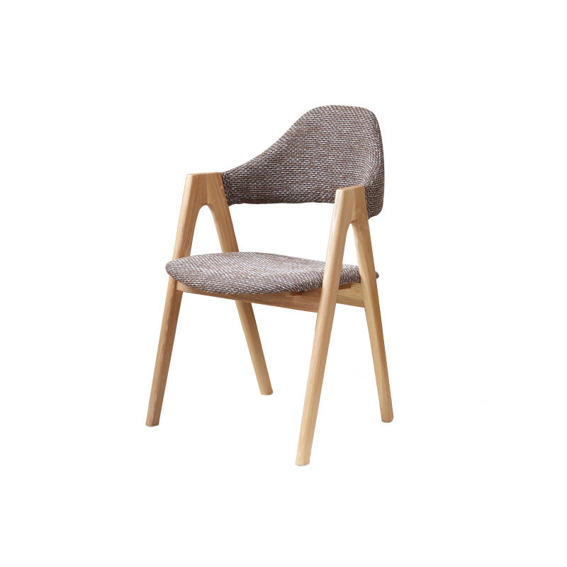 Modern Style Wood Dining Room Chair Open Back Dining Side Chair for Home Use Clearhalo ' kitchen&dining_furn' 'Dining Chairs' 'Dining Tables & Seating' 'dining_chair' 'Furniture' 'furniture_dining_chair' 'Kitchen & Dining Furniture' 'kitchen' 3467194
