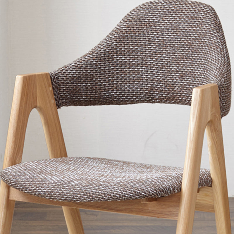 Modern Style Wood Dining Room Chair Open Back Dining Side Chair for Home Use Clearhalo ' kitchen&dining_furn' 'Dining Chairs' 'Dining Tables & Seating' 'dining_chair' 'Furniture' 'furniture_dining_chair' 'Kitchen & Dining Furniture' 'kitchen' 3467195