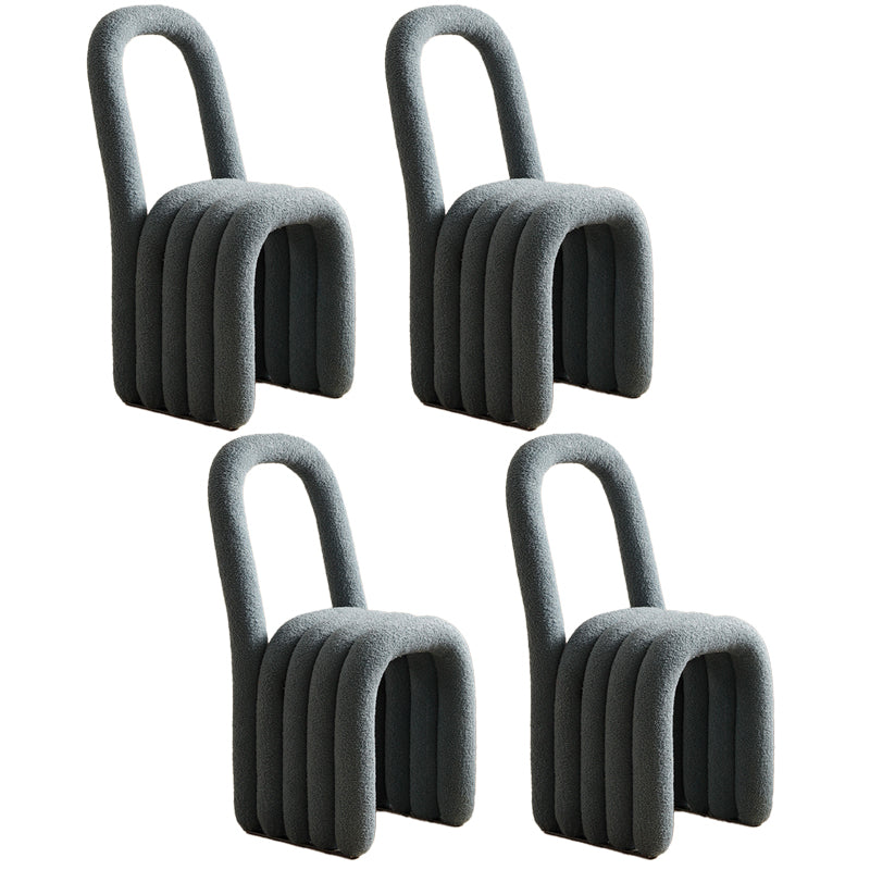 Lamb Wool Side Chairs Modern Kitchen Side Chair 16'' Wide Open Back Dining Side Chair Blue 4 Piece Set Clearhalo ' kitchen&dining_furn' 'Dining Chairs' 'Dining Tables & Seating' 'dining_chair' 'furn' 'furn_dining_chair' 'Furniture' 'furniture_dining_chair' 'Kitchen & Dining Furniture' 'kitchen' 3467253