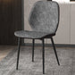 Faux Leather Contemporary Dining Room Chair Matte Finish Solid Back Dining Chairs Dark Gray 1 Piece Clearhalo ' kitchen&dining_furn' 'Dining Chairs' 'Dining Tables & Seating' 'dining_chair' 'furn' 'furn_dining_chair' 'Furniture' 'furniture_dining_chair' 'Kitchen & Dining Furniture' 'kitchen' 3467269