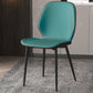 Faux Leather Contemporary Dining Room Chair Matte Finish Solid Back Dining Chairs Peacock Blue 1 Piece Clearhalo ' kitchen&dining_furn' 'Dining Chairs' 'Dining Tables & Seating' 'dining_chair' 'furn' 'furn_dining_chair' 'Furniture' 'furniture_dining_chair' 'Kitchen & Dining Furniture' 'kitchen' 3467273