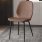 Faux Leather Contemporary Dining Room Chair Matte Finish Solid Back Dining Chairs Light Brown 1 Piece Clearhalo ' kitchen&dining_furn' 'Dining Chairs' 'Dining Tables & Seating' 'dining_chair' 'furn' 'furn_dining_chair' 'Furniture' 'furniture_dining_chair' 'Kitchen & Dining Furniture' 'kitchen' 3467276